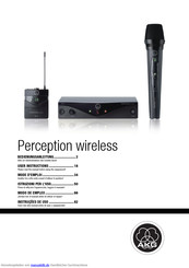AKG Perception wireless Presenter Set Bedienungsanleitung
