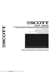Scott DRX 2002 Bedienungsanweisung