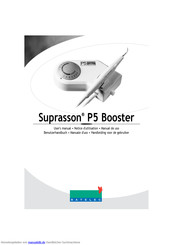 Satelec Suprasson P5 Booster Benutzerhandbuch