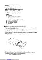 Icy Box IB-267SK-B Handbuch