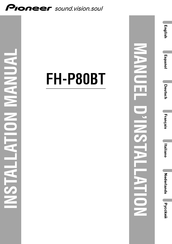 Pioneer FH-P80BT Installationsanleitung
