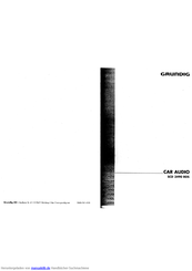Grundig SCD 3490 RDS Bedienunganleitung