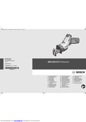 Bosch GSA 10,8 V-LI Professional Originalbetriebsanleitung