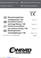 Conrad Electronic 75 12 21 Bedienungsanleitung