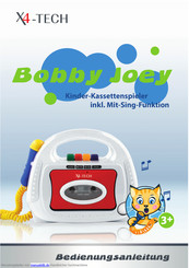 X4-TECH Bobby Joey MP3 Bedienungsanleitung