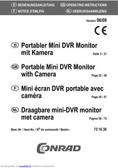 Conrad Electronic 75 16 36 Bedienungsanleitung