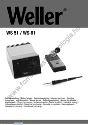 Weller WS 51 Betriebsanleitung