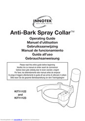 Innotek Anti-Bark Spray Collar KIT11122 Gebrauchsanweisung