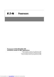 Eaton Powerware 9125 Installationsanleitung
