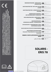 Lavor SOLARIS-ERIS 78 Bedienungsanleitung