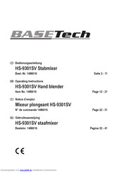 BASETech HS-9301SV Bedienungsanleitung