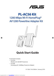 Asus PL-AC56 Kit Kurzanleitung