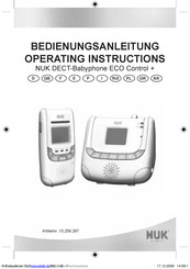 NUK 10.256.267 Bedienungsanleitung