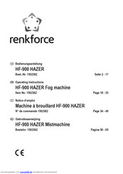 Renkforce HF-900 HAZER Bedienungsanleitung