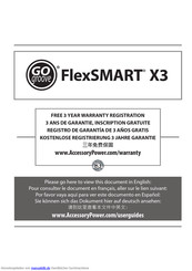 Go groove FlexSMART X3 Handbuch