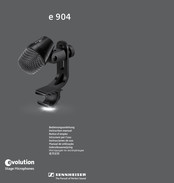 Sennheiser evolution e 904 Bedienungsanleitung