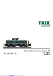 Trix Baureihe 290 Bedienungsanleitung