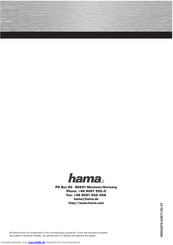 Hama Flashlight Red Bedienungsanleitung