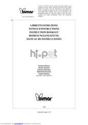 Bimar IDF501 Bedienungsanleitung