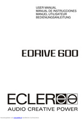 Ecler EDRIVE 600 Bedienungsanleitung