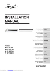 Siesta AHQ140CV1 Installationshandbuch