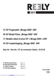 Reely Sky Mirage 2000 Bedienungsanleitung