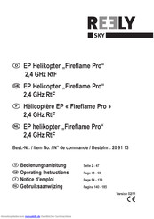 Reely Sky Fireflame Pro Bedienungsanleitung