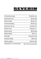 SEVERIN SM-3713 Gebrauchsanweisung