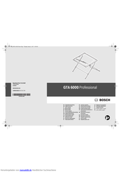 Bosch GTA 6000 Professional Originalbetriebsanleitung