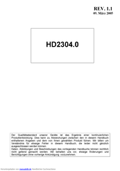 Delta OHM HD2304.0 Handbuch