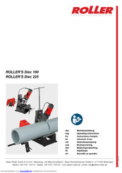 Roller Disc 100 Betriebsanleitung