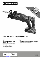 Parkside PSSA 20-Li A1 Originalbetriebsanleitung