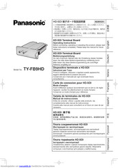 Panasonic TY-FB9HD Bedienungsanleitung