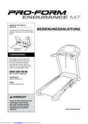 Pro-Form Endurance M7 Bedienungsanleitung