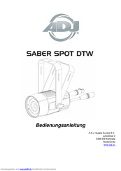 ADJ SABER SPOT DTW Bedienungsanleitung