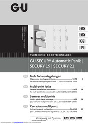 GU-SECURY SECURY 21 Allgemeine Montageanleitung