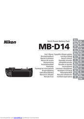Nikon MB-D14 Benutzerhandbuch