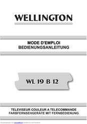 Wellington WL 19 B 12 Bedienungsanleitung