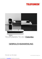 Telefunken TD 251 Colombo Gebrauchsanweisung