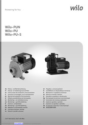 Wilo Wilo-PU-S Einbau- Und Betriebsanleitung