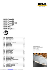 REMS Picus S3 Betriebsanleitung