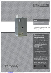 DriSteem GTS LX-75 Montage-, Bedienungs- Und Wartungsanleitung