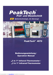 PeakTech 4970 Bedienungsanleitung