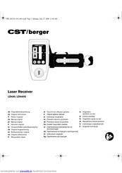 CST/BERGER LD440G Originalbetriebsanleitung