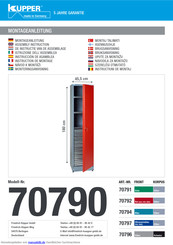 kupper 70790 Montageanleitung