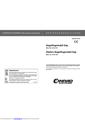 Conrad Electronic Zap Bedienungsanleitung