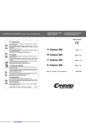 Conrad Electronic Cessna 380 Bedienungsanleitung