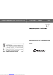 Conrad Electronic EDGE 540T Bedienungsanleitung