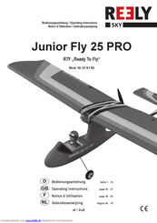 Reely SKY Junior Fly 25 PRO Bedienungsanleitung