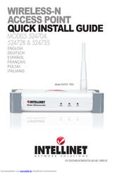 Intellinet Wireless-N 524728 Bedienungsanleitung